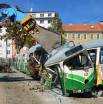 Am 26. September 2018 wurde der ex Dusiburger HGL TW 525 in der Remise Steyrergasse verschrottet.