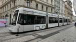 Straßenbahn-Triebwagen 203 in Graz in der Herrengasse, 16.6.19 