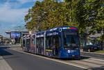 Graz, Stadler Variobahn 206 als Linie 4 beim Ostbahnhof, 16.09.2019 