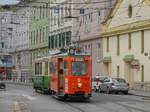 Graz. Das Gespann 251 + 401B war am 19.07.2020 als Sommerbim unterwegs, hier in der Steyrergasse.