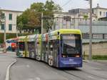 Graz. Variobahn 230  Reininghaus  war am 29.08.2020 auf der Linie 7, hier kurz vor der LKH MED UNI.