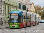 Cityrunner 658 war am 02.09.2020 nach einem Unfall auf Probefahrt, hier in der Steyrergasse.