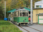 Graz. TW 137  Mettmann  stand am 18.10.2020 vor dem Grazer Tramway Museum. 