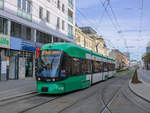 Graz. Cityrunner 655 fuhr am 05.04.2021 auf der Linie 13, hier bei der Haltestelle Steyrergasse.