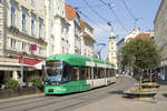 Am 7. Juli 2021 ist Cityrunner 655 am Südtiroler Platz als Linie 1 in Richtung Eggenberg/UKH unterwegs. Dieser Wagen hat vor wenigen Monaten bei seiner Hauptuntersuchung als letzter Cityrunner die neuen LED-Anzeigen erhalten, womit es nun keinen Wagen mit den alten Anzeigen mehr gibt. 