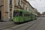 Zwar war die Citypark Beklebung ansehnlicher aber als einziger Werbewagen der 600er ist er doch was besonderes.
Am 7.3.2023 war der Wagen 604 auf der Linie 7 unterwegs Höhe Stadtpfarrkirche in der Herrengasse in Graz