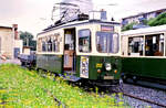 TW 252 der Grazer Straßenbahn wurde wohl zum ATW umgebaut, 15.07.1986
