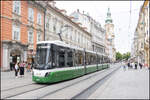 Eine Nagelneue  Flexity  rollt am 24.