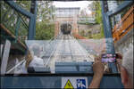 Fast geschafft . Die Bergstation der Grazer Schlossbergbahn. 24. August 2026 