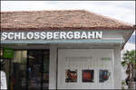 Die Bergstation der Grazer Schlossbergbahn. 24. August 2026 