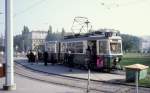 Graz GVB SL 3 (Tw 239) Hauptbahnhof am 17. Oktober 1978.