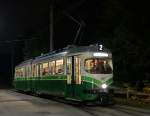 Der Lohner Triebwagen  267  war am 05.11.2013 anlsslich der  Langen Nacht der Museen  als Zweier zwischen der Station Hilmteich und der Endstation der Linie 1  Mariatrost  unterwegs.

Diese Aufnahme entstand unweit des Grazer Tramwy Museums in Mariatrost.

http://www.tramway-museum-graz.at/