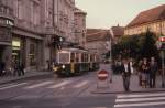 Graz GVB SL 5 (Tw 205) Am Eisernen Tor / Opernring / Jakominiplatz am 18. Oktober 1979.