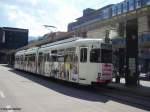 Straenbahn in Innsbruck kurz vor der Abfahrt nach Fulpmes am 31.07.2006 