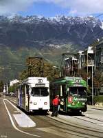 Tw 38 und 39 an der Endstelle Amras (29.