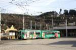 Innsbruck - IVB/Linie 6 - 39 der Linie nach Igls wendet am 18.03.2009 im Betriebshof der IVB