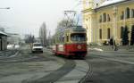 Innsbruck IVB SL 1 (Lohner-Grossraumtriebwagen 64) Pastorstrasse / Leopoldstrasse / Wiltener Pfarrkirche am 23.