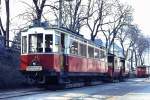 1971 - TW8 der Innsbrucker Straßenbahn - Linie nach Bad Hall - Remise am Bergisel (Ihr habt recht ...