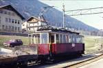 1971 - TW der Stubaitalbahn mit Arbeitswagen in ??