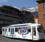 N76 hat die Andreas Hofer-Strae durchmessen und biegt hier vor dem Westbahnhof in den Sdring ein.