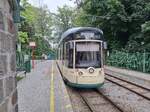 Linzer Linien 504 als Linie 50 der P�stlingbergbahn zum Hauptplatz, am 26.07.2026 auf dem P�stlingberg in Linz.
