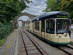 Linzer Linien 502 als Linie 50 der P�stlingbergbahn zum Hauptplatz, am 26.07.2026 auf dem P�stlingberg in Linz.