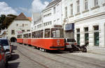 Wien Wiener Linien SL D (c5 1427 + E2 4027) XIX, Döbling, Nußdorf, Greinergasse am 4.