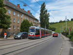 Am 1.7.2021 war B 659 der Wiener Linien auf Linie 43 unterwegs von Neuwaldegg zum Schottentor.