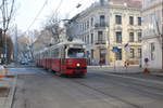 Wien Wiener Linien SL 25 (E1 4763 + c4 13xx) XXI, Floridsdorf, Schloßhofer Straße / Freytaggasse am 16.