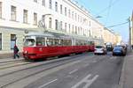 Wien Wiener Linien SL 25 (E1 4795 + c4 1323) XXII, Donaustadt, Konstanziagasse / Langobardenstraße (Hst.