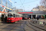 Wien Wiener Linien SL 26 (E1 4775 + c4 1310) XXI, Floridsdorf, Schloßhofer Straße / Franz-Jonas-Platz am 16.