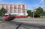 Wien Wiener Linien SL 5 (E1 4733 + c4 1327) II, Leopoldstadt, Praterstern am 28.