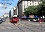 Wien Wiener Linien SL 5 (E1 4539 + c4 1360) IX, Alsergrund, Alserbachstraße / Julius-Tandler-Platz / Franz-Josefs-Bahnhof am 30.