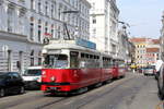 Wien Wiener Linien SL 5 (E1 4539 + c4 1360) VIII, Josefstadt, Laudongasse am 28.
