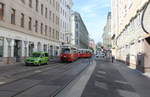 Wien Wiener Linien SL 5 (E1 4784 + c4 1336) VIII, Josefstadt, Blindengasse am 27.
