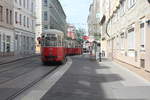 Wien Wiener Linien SL 5 (c4 1335 + E1) VIII, Josefstadt, Blindengasse / Josefstädter Straße am 27.