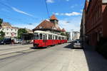 Wien Wiener Linien SL 5 (c4 1319 + E1 4844) II, Leopoldstadt, Am Tabor am 30. Juni 2017.