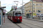 Wien Wiener Linien SL 6 (E1 4505 + c4 1301) XI, Simmering, Simmeringer Hauptstraße (Hst.