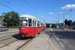 Wien Wiener Linien SL 25 (c3 1331 + E1) XXI, Donaustadt, Erzherzog-Karl-Straße / Polgarstraße am 26. Juni 2017.