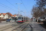 Wien Wiener Linien SL 26 (B1 725) XXII, Donaustadt, Ziegelhofstraße (Hst. Ziegelhofstraße / Oberfeldgasse) am 14. Feber / Februar 2017.