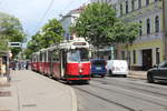 Wien Wiener Linien SL 31 (E2 4059 + c5 14xx) XX, Brigittenau, Klosterneuburger Straße / Wallensteinstraße am 13. Mai 2017.