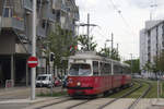 E1 4743 mit c4 1325 auf der Linie 25 in der Tokiostraße, 21.08.2017