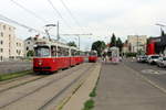 Wien Wiener Linien SL 71 (E2 4085 + c5 1485) XI, Simmering, Simmeringer Hauptstraße / Weißenböckstraße am 30.