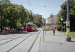 Wien Wiener Linien SL O (E1 4527) II, Leopoldstadt, Praterstern am 26.