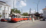 Wien Wiener Linien SL D (E2 4027 + c5 1427) XIX, Döbling, Nußdorf, Nußdorfer Platz am 4.