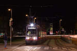 B 626 auf der Linie 1 baustellenbedingt in der Lothringerstraße, 28.10.2017