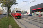 Wien Wiener Linien SL 25 (E1 4776 + c4 1317) XXII, Donaustadt, Erzherzog-Karl-Straße / Donaustadtstraße am 18. Oktober 2017.