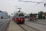 Wien Wiener Linien SL 25 (E1 4827 + c4 1320) XXII, Donaustadt, Wagramer Straße / Erzherzog-Karl-Straße am 18.