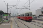 Wien Wiener Linien SL 26 (c4 1356 + E1 4862) XXII, Donaustadt, Oberfeldgasse (Hst.