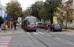 Wien Wiener Linien SL 40 (A 39) XVIII, Währing, Gersthof, Herbeckstraße / Alsegger Straße (Hst. Alsegger Straße) am 19. Oktober 2017.